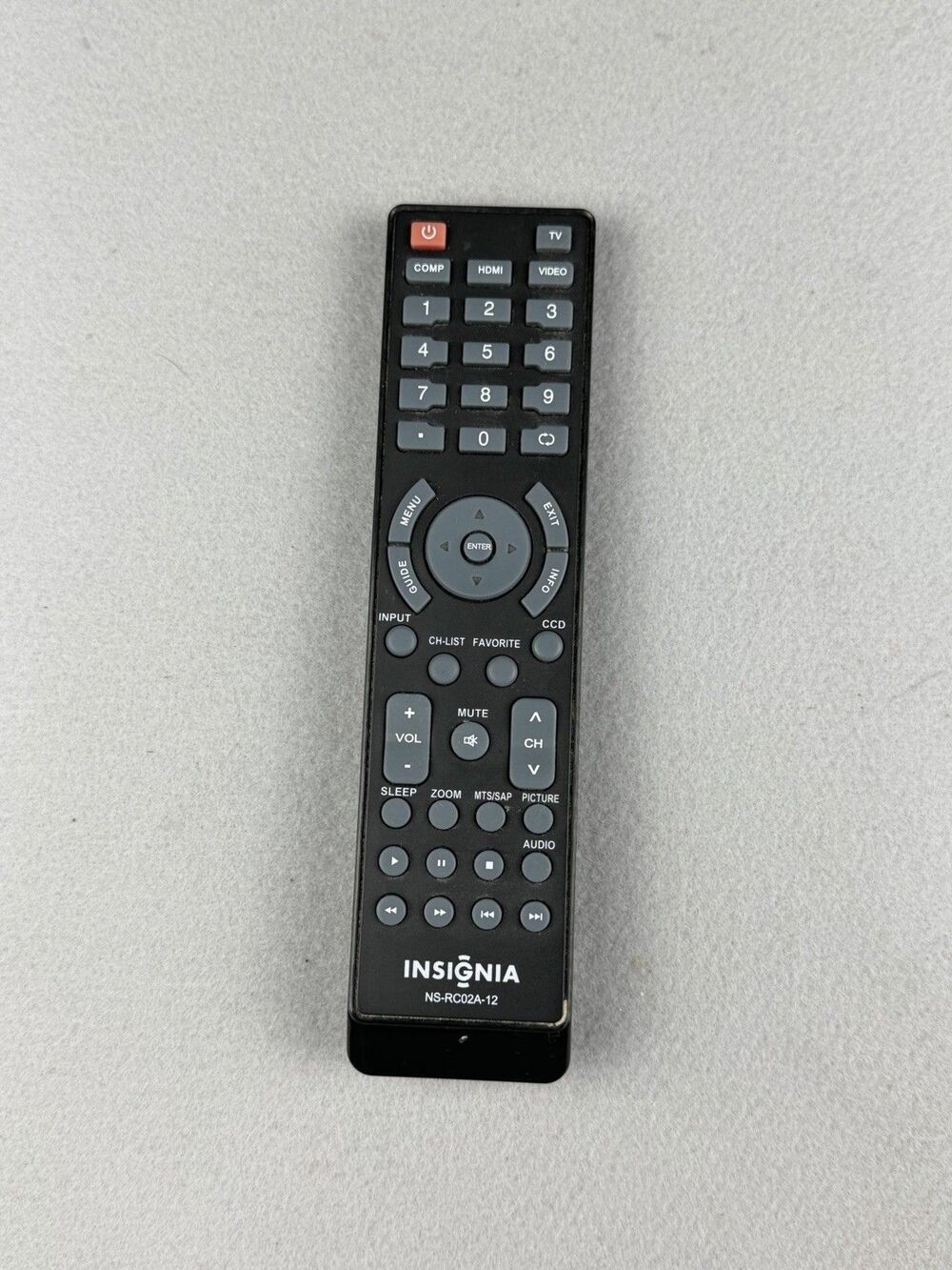 Oringinal insignia TV Remote ns- rc02a-12  For all insignia LED and LCD tv